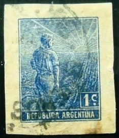 Selo-fixo da Argentina 1c