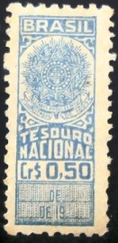 Selo fiscal Tesouro Nacional - 0,50 M