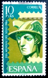 Selo postal Espanha 1962 World Stamp Day
