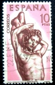 Selo postal Espanha 1962 Alonso Berruguete