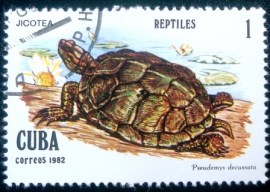 Selo postal de Cuba de 1982 Cuban Slider