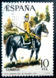 Selo postal Espanha 1975 Military Uniforms 1775