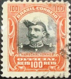 Selo postal Oficial emitido em 1913 - 17 U