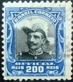 Selo postal Oficial emitido em 1913 - 18 U