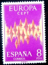Selo postal da Espanha de 1971 Spanish Juniper
