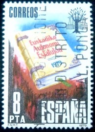 Selo postal da Espanha de 1979 Basque Autonomy
