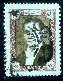 Selo postal do Iran de 1956 Mohammad Rezā Shāh Pahlavī 50D