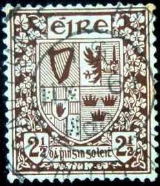 Selo postal da Irlanda de 1941 Coats of Arms