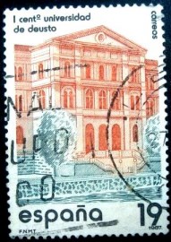 Selo postal da Espanha de 1987 Deusto University