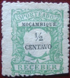 Selo postal de Moçambique de 1917 Postage Due ½c