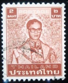Selo postal da Thailândia de 1986 King Bhumipol