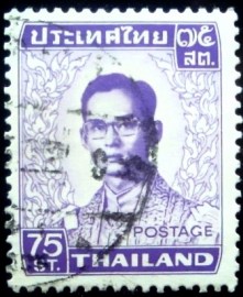 Selo postal da Thailândia de 1972 King Bhumipol