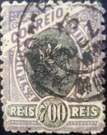 Selo Postal Regular emitido pelo Brasil em 1897 - 88 a U