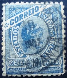 Selo postal Regular emitido pelo Brasil em 1905 - 111 U