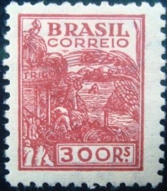 Selo postal do Brasil de 1941 Trigo 300 - 358 N
