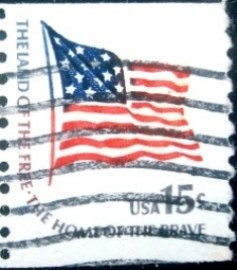 Selo postal dos Estados Unidos de 1978 Fort McHenry Flag C