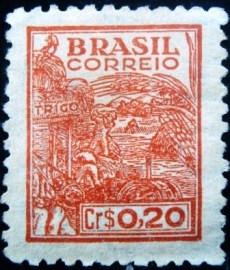 Selo Regular emitido no Brasil em 1946 - 482 N