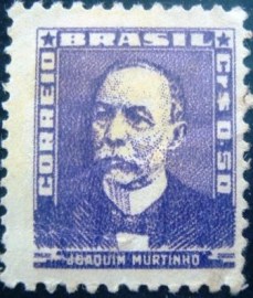 Selo postal Regular emitido no Brasil em 1954 - 495 N