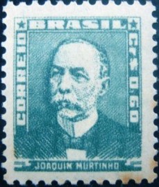Selo postal do Brasil de 1954 Joaquim Murtinho 60