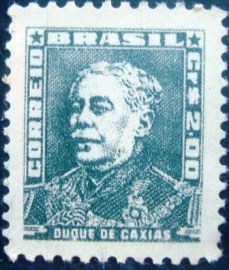 Selo postal do Brasil de 1956 Duque de Caxias 2 N