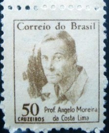 Selo postal Regular emitido no Brasil em 1966 - R 0521 N