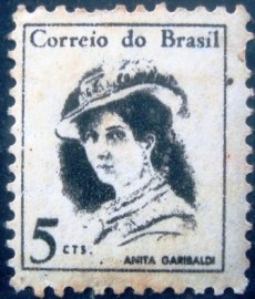 Selo postal Regular emitido no Brasil em 1967 - 0529 N