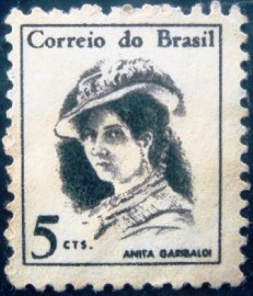 Selo postal Regular emitido no Brasil em 1967 - 0529 M