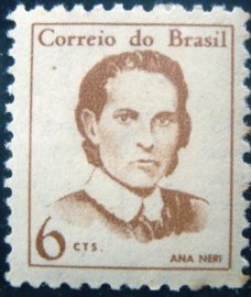 Selo postal Regular emitido no Brasil em 1967 - 530 N