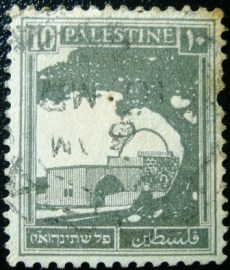 Selo postal da Palestina de 1927 Rachel's Tomb 10