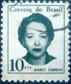 Selo postal Regular emitido no Brasil em 1969 - 531 U