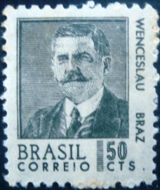 Selo postal Regular emitido no Brasil em 1968 - 534 N