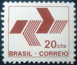 Selo postal Regular emitido no BRASIL em 1972 - 537 M