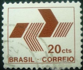 Selo postal Regular emitido no BRASIL em 1972 - 537 U