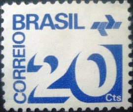 Selo postal Regular emitido no Brasil em 1972 - 542 N