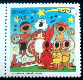 Selo postal do Brasil de 1994 Turma do Pererê