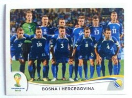 Figurinha n 432 Seleção da Bosna I Hercegovina 2014