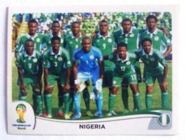 Figurinha nº 470 - Seleção de Futebol da Nigéria 2014