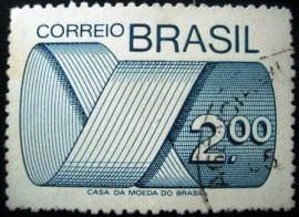 Selo postal Regular emitido no Brasil em 1974  553 U