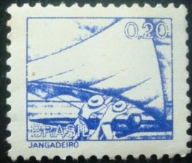 Selo postal do Brasil de 1976 Jangadeiro - 559 N