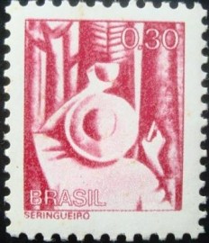 Selo postal Regular emitido no Brasil em 1976  560 N