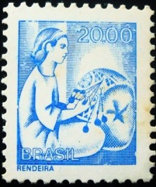 Selo postal Regular emitido no Brasil em 1976 - 571 M