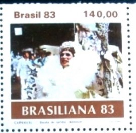 Selo postal do Brasil de 1983 Pierrot