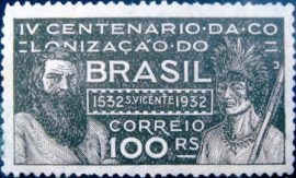 Selo postal comemortivo emitido no Brasil em 1932  - C 42 N