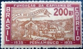 Selo postal COMEMORATIVOS emitido no Brasil em 1935 - C 86 M