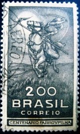 Selo postal COMEMORATIVO emitido no Brasil em 1935 - C 91 U