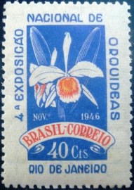 Selo postal Comemorativo emitido no Brasil em 1946 - C 224 M