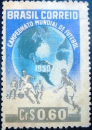 Selo postal comemorativo emitido no  Brasil em 1950 - C 253 U