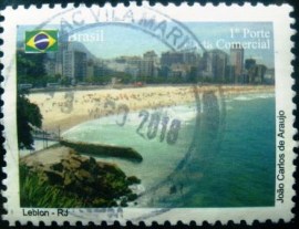 Selo postal do Brasil de 2009 Leblon