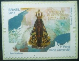 Selo postal do Brasil de 2017 Nossa Senhora Aparecida