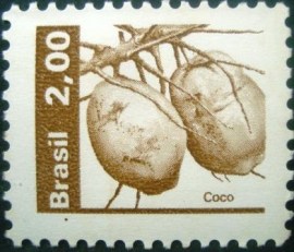 Selo postal Regular emitido no Brasil em 1982 - 602 M